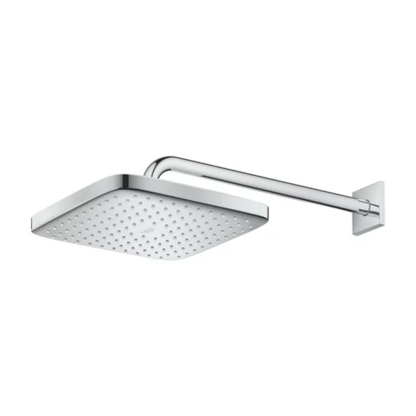 Palarie si brat de dus Grohe Tempesta 250 Cube patrata crom - Img 2