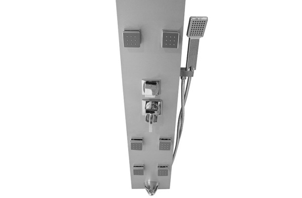 Panou de dus cu hidromasaj WT-L660, Culoare Crom - Img 11