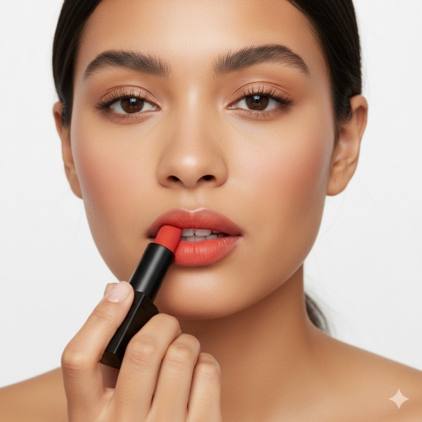 Ruj de buze cu pigment intens CTZN, Colectia Code Red, Vegan, Vitamina E, rezistent la apa, red coral - Img 3