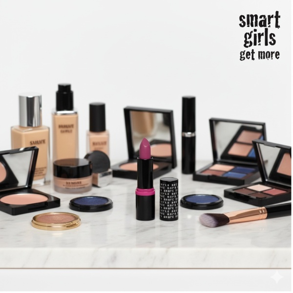 Ruj de buze cu pigment intens Smart Girls Get More, Colectia Long lasting love, rezistent la apa, Sugar Plum - Img 5
