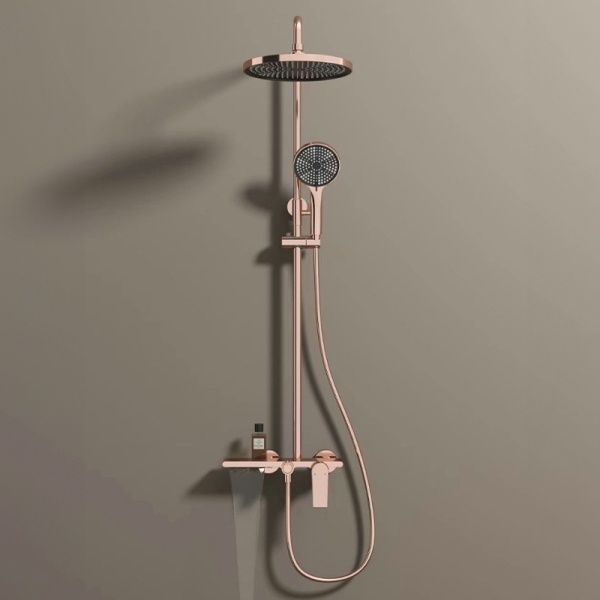 Set de dus AMANDA, Cu trei functii, Design Modern , Culoare Rose Gold - Img 5