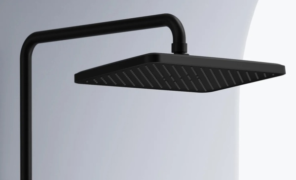 Set de dus REA Pedro, Design Elegant cu Termostat, Culoare Black - Img 3