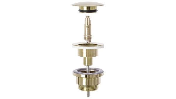 Set lavoar SOFIA MARBLE black si baterie inalta LUNGO GOLD, DOP universal gold - Img 5