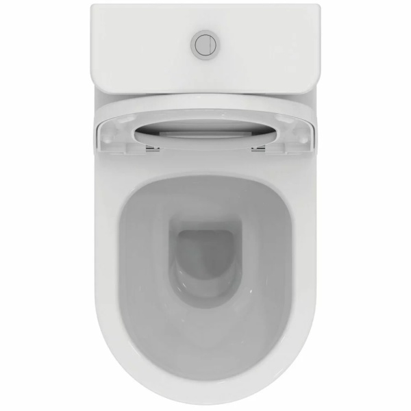 Set vas WC Ideal Standard Ellisse rimless BTW cu capac softclose alb si rezervor - Img 4