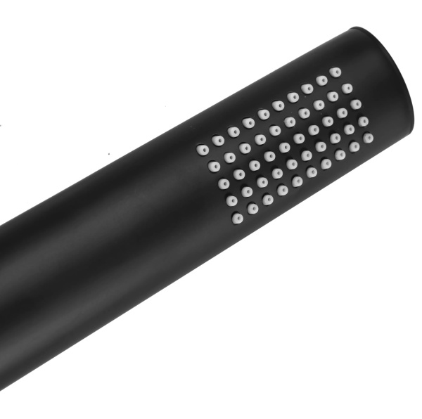 Sistem Complet De Dus REA OVAL BLACK + BOX, Montaj In Perete, Para Dreptunghiulara Tip Ploaie 20x30 Cm, 2 Functii , Negru Mat - Img 5