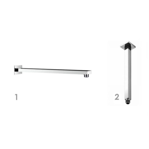Sistem de dus PRO CONCEALED 3002 Slim, montaj incastrat in perete, ploaie de dus, 2 functii, finisaj crom - Img 6