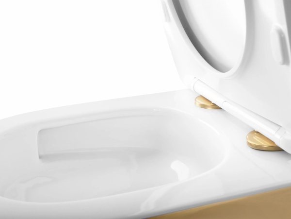 Vas WC suspendabil Rea Carlo Mini Tornado NFQ GOLD WHITE - Img 5