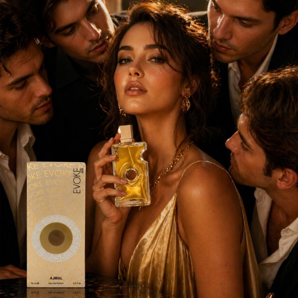 Apa de Parfum Ajmal Evoke Her, Dubai Emiratele Arabe Unite, Femei, 75 ml - Img 7