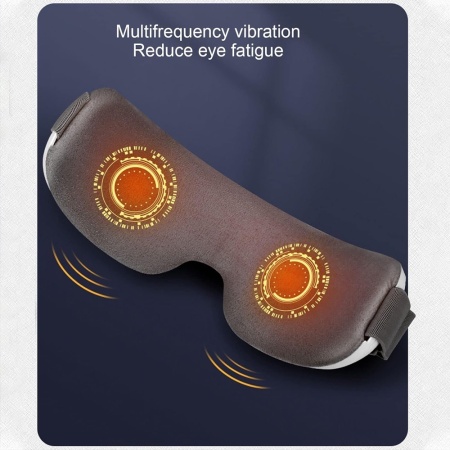 Aparat de Masaj Inteligent pentru Ochi 3D SeveShop, Terapie Oculara cu Compresie Termica, Vibratie, Difuzor Bluetooth, Functie de Caldura si Presiune Aer, Imbunatatirea Circulatiei, Alungarea Stresului, Alb Opal - Img 3
