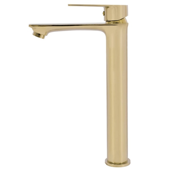 Baterie lavoar REA MAYSON GOLD High, Inaltime 29cm, finisaj Auriu - Img 2