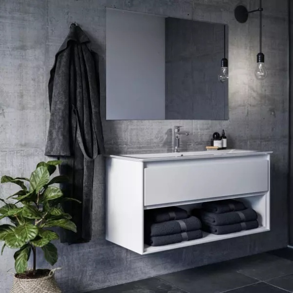 Baterie lavoar tip Grande Ideal Standard Connect Air crom lucios monocomanda - Img 7