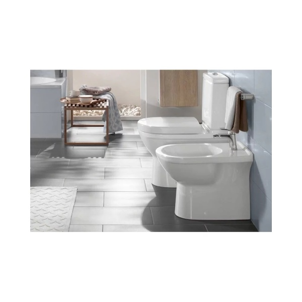 Bideu pe pardoseala Villeroy&amp;Boch O.Novo Back-to-Wall alb - Img 3