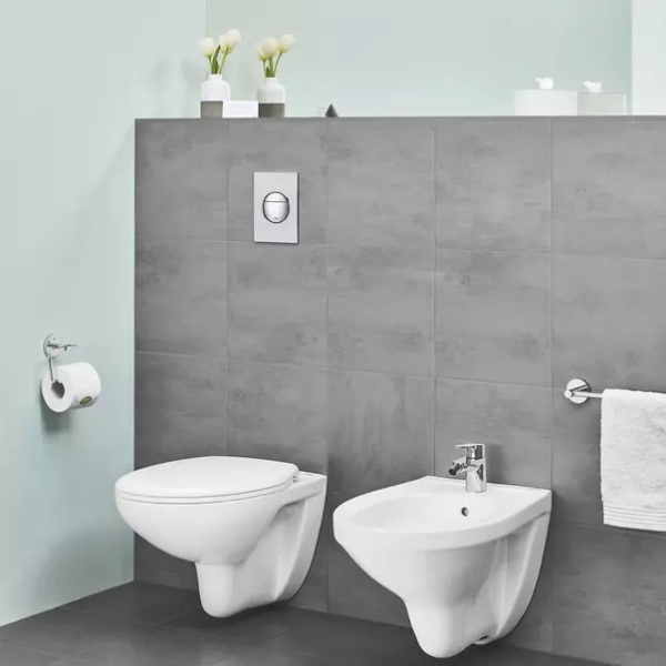 Bideu suspendat Grohe Bau Ceramic alb Alpine White - Img 2