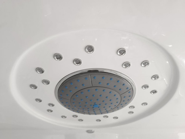 Cabina de dus cu cada Spa cu hidromasaj 165X85X220 cm alb - Img 12