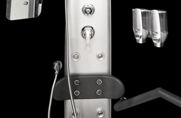 Cabina de dus cu hidromasaj MO-06089, culoare Negru, 90x90x212 cm - Img 8