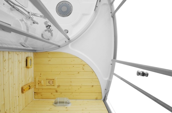 Cabina de dus multifunctionala MO-1706 TRIO , Sauna uscata, Sauna cu aburi si dus, 165x105x215 cm - Img 12