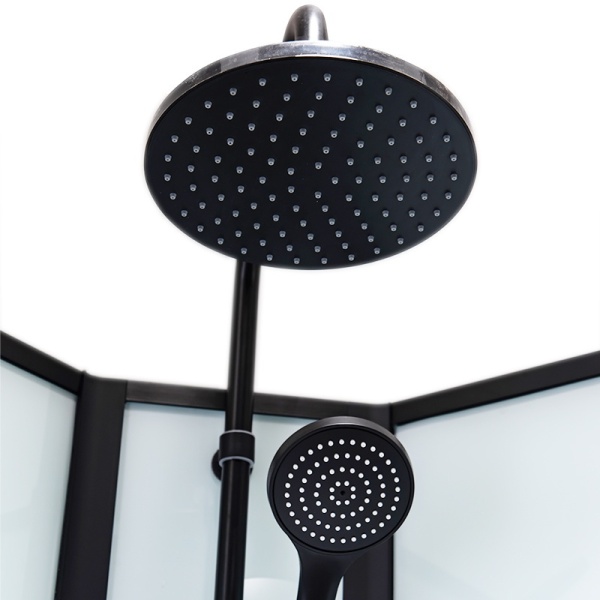 Cabina de dus NINA cu Hidromasaj, Dimensiune 80x80cm, Culoare Negru - Img 11