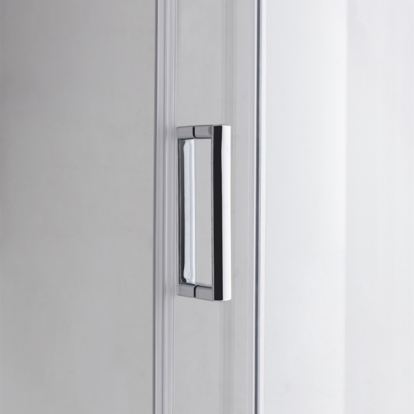 Cabina de dus Semirotunda KZ94D, Dimensiune 70x70cm, Culoare Crom - Img 6