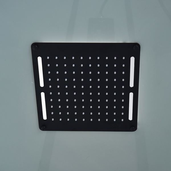 Cabina dus de colt, Cadita Semicirculara, 80x80cm, Inaltime 210 cm, Cu Hidromasaj - Img 5