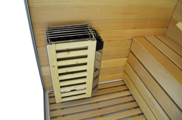 Cabina multifunctionala MO-1751W TRIO, Sauna uscata, Sauna cu aburi si cabina de dus, 180x110x223 cm, Varianta Stanga - Img 6