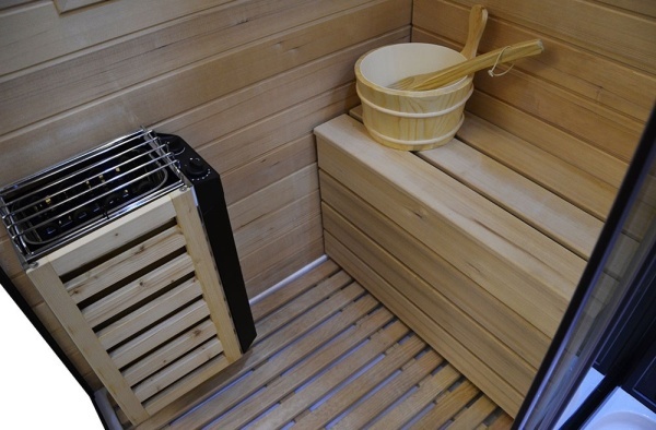 Cabina multifunctionala MO-1752B, sauna uscata, sauna cu aburi si cabina de dus, pe stanga. Dimensiune 180x110x223cm - Img 5