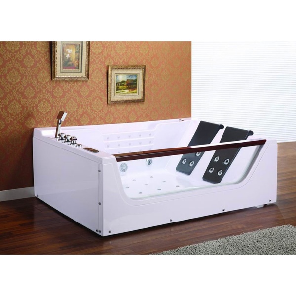 CAD?? DE BAIE CU HIDROMASAJ ??I ??NC??LZITOR IMPERIA 610H ALB?? 180x120 CM - Img 4