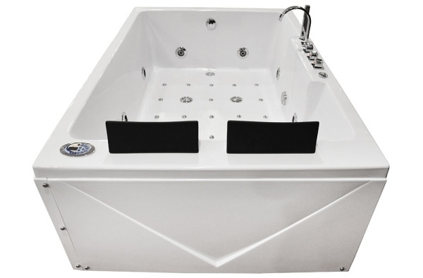 Cada de baie cu hidromasaj si Turbo Spa pentru 2 persoane 186 x 121 x 65 alba - Img 4