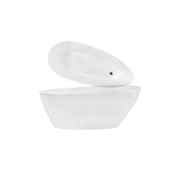 Cada de baie free-standing Besco Goya 170x72cm Culoare Alb Lucios - Img 5