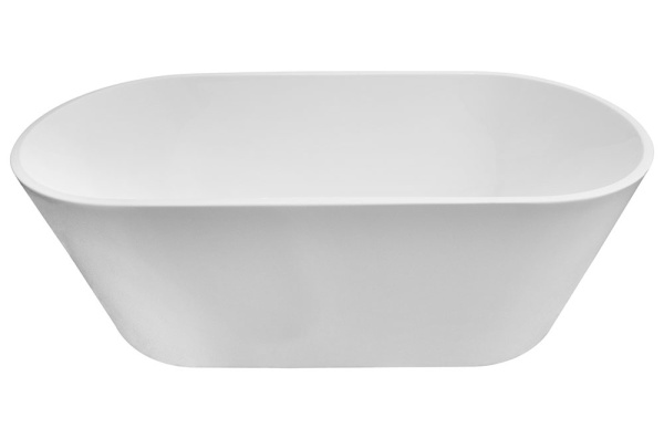 Cada de baie Freestanding 150x75x58cm, Design Modern , Culoare Alb - Img 5