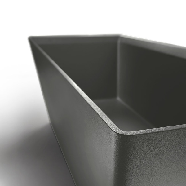 Cada De Baie Freestanding,Design Modern 170x75x60cm, Strat Abraziv , Culoare Grey - Img 4