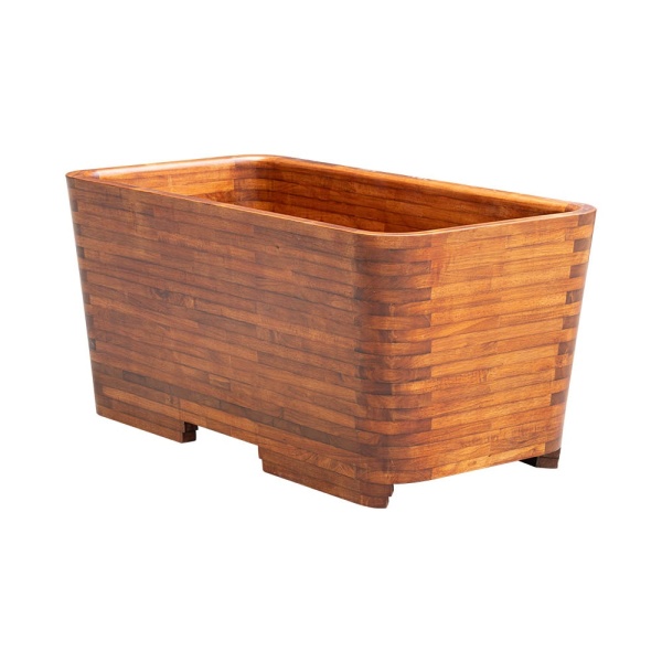 Cada de baie freestanding din lemn, dimensiune 150X60X65CM - Img 4