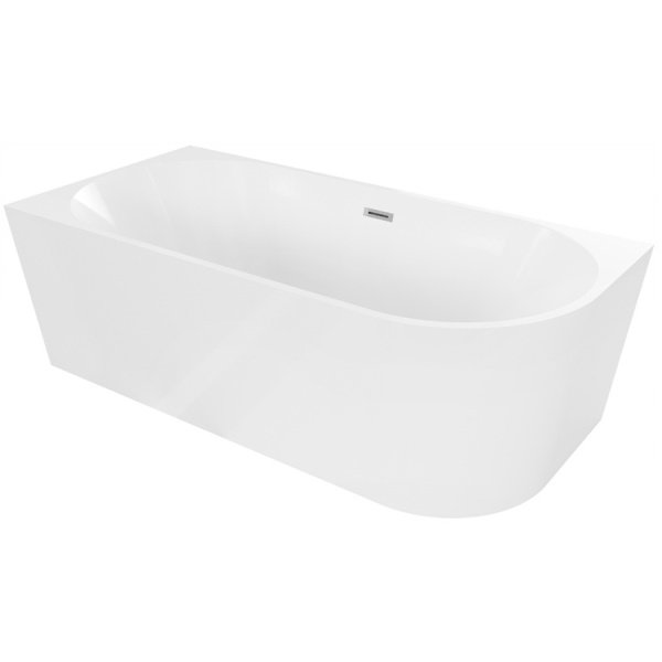 Cada de baie PRO MARSALA 170 cm Stanga, Design modern, Alba - Img 3