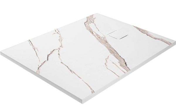 Cadita de dus 80x100 Magnum CARRARA White - Img 3