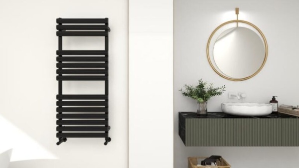 Calorifer Portprosop 120x50cm Moon Black, Design Modern, Culoare Negru - Img 2