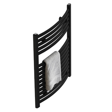 Calorifer vertical GAMA-BL-1 pentru baie 120x50, negru - Img 6