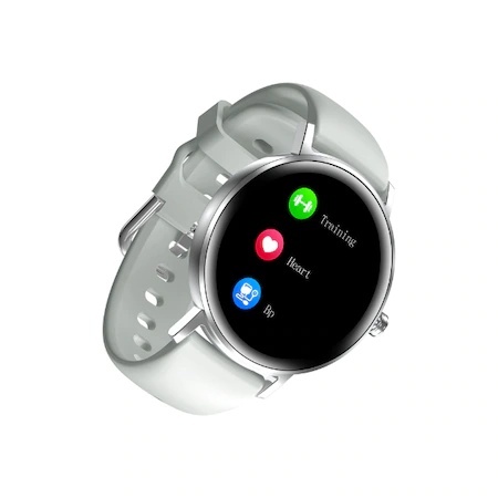 Ceas Smartwatch SeveShop, Bratara Fitness, Notificari Apeluri, SMS si Social Media, Monitorizare Activitati Fizice, Somn, Ritm Cardiac si Pedometru, Player Muzica, Ecran Tactil si Autonomie Extinsa, Design Modern si Confortabil, Gri Deschis - Img 5