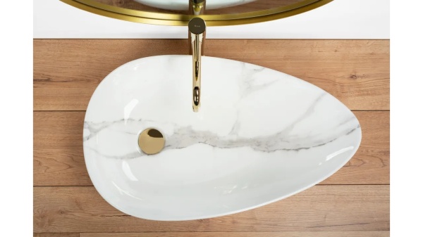 Lavoar de blat REA GRETA 65 BIANCO shiny - Img 4