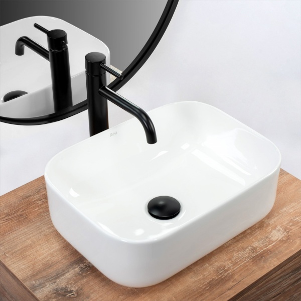 Lavoar pe blat Rea Demi Mini White - Img 3