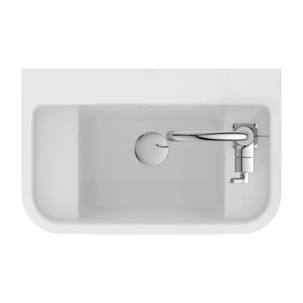 Lavoar suspendat Ideal Standard Atelier Calla alb lucios 50 cm cu orificiu baterie dreapta - Img 5