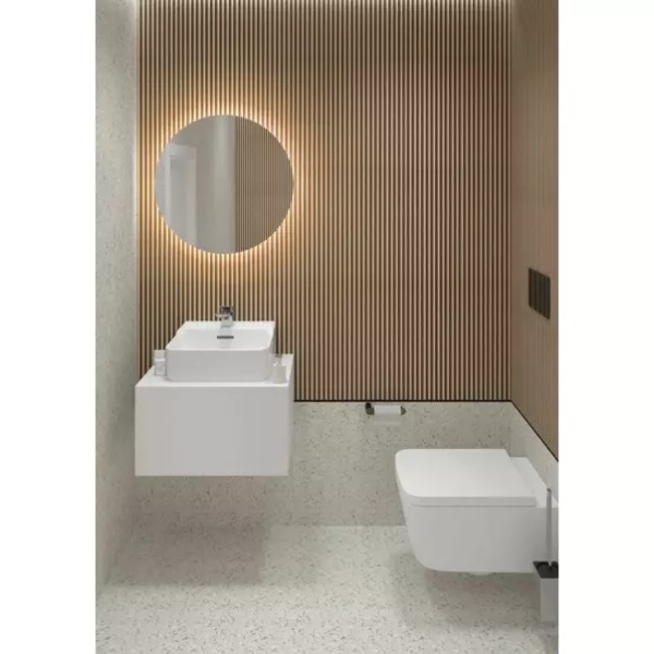 Lavoar suspendat Ideal Standard Atelier Conca 40 cm alb lucios - Img 7