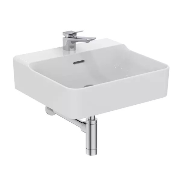 Lavoar suspendat Ideal Standard Atelier Conca 50 cm alb lucios - Img 2