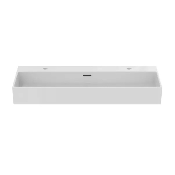 Lavoar suspendat Ideal Standard Atelier Extra alb lucios cu orificii baterie si preaplin 100 cm - Img 4