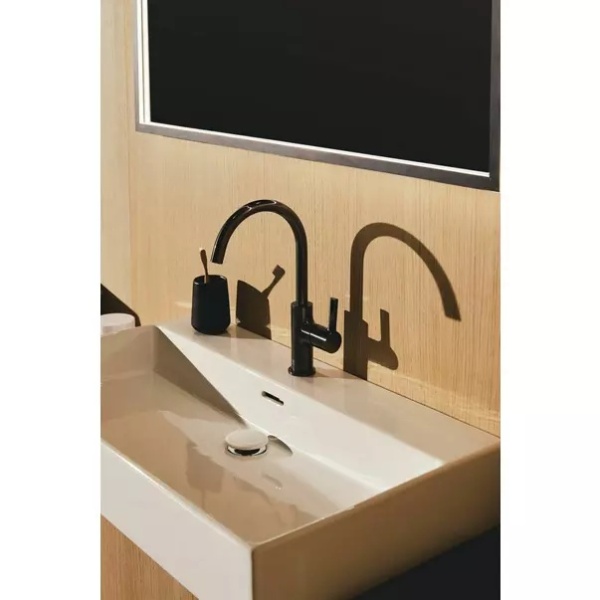 Lavoar suspendat Ideal Standard Atelier Extra alb mat cu orificiu baterie si preaplin 80 cm - Img 7