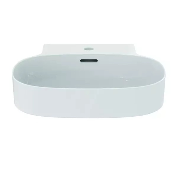 Lavoar suspendat Ideal Standard Atelier Linda-X 50 cm alb lucios cu orificiu baterie si preaplin - Img 3