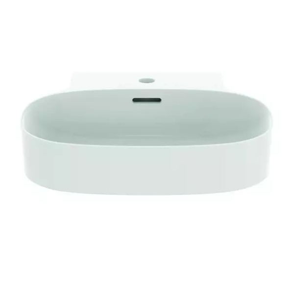 Lavoar suspendat Ideal Standard Atelier Linda-X 50 cm alb mat cu orificiu baterie si preaplin - Img 2