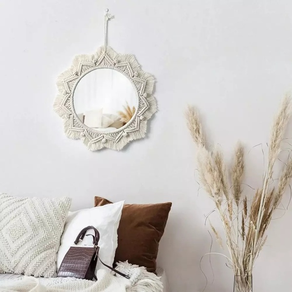 Oglinda perete Boho 50CM 322047 - Img 3