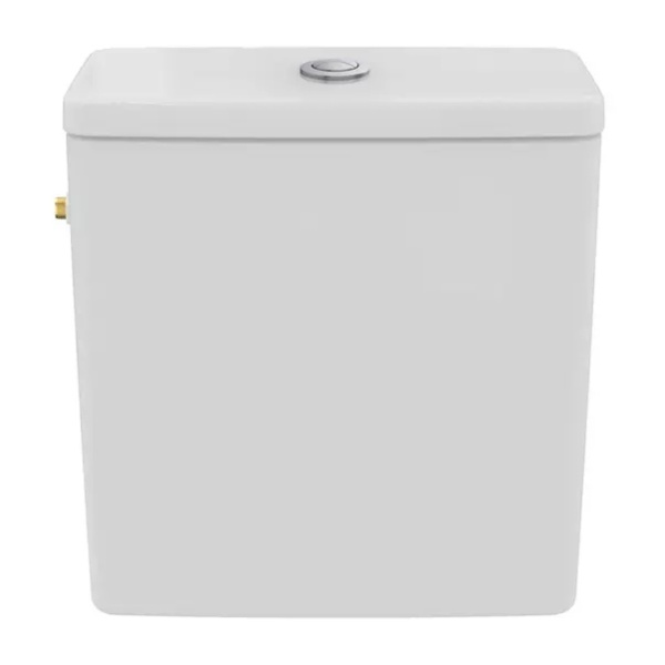Rezervor pe vas WC Ideal Standard I.life S cu alimentare laterala alb lucios - Img 6