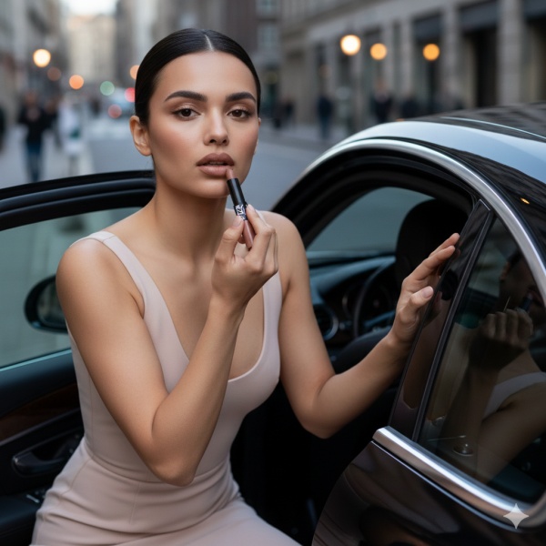 Ruj si creion de buze CTZN, Nudiversal Lip Duo, rezistent la apa, cu unt de mango salbatic, IBIZA - Img 6
