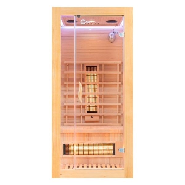 Sauna uscata cu infrarosu si terapie cromatica pentru 1 persoana EA1R 90 x 90 cm - Img 2