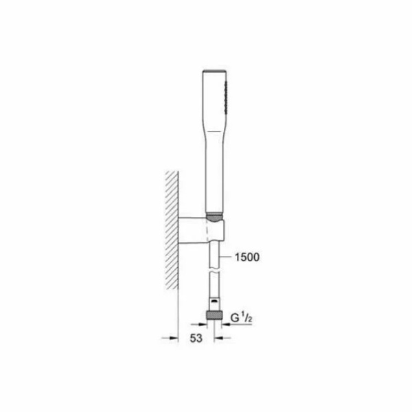 Set de dus Grohe Euphoria Cosmopolitan crom lucios - Img 2